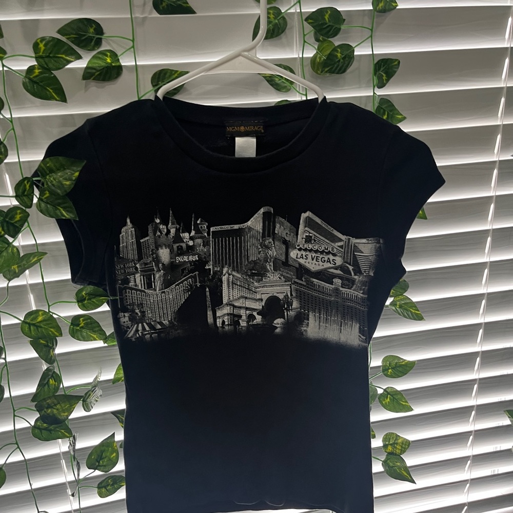 a black vintage top from the 2000’s